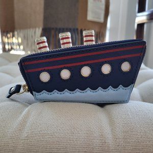 Kate Spade New York Boat Cruise Ship Coin Purse